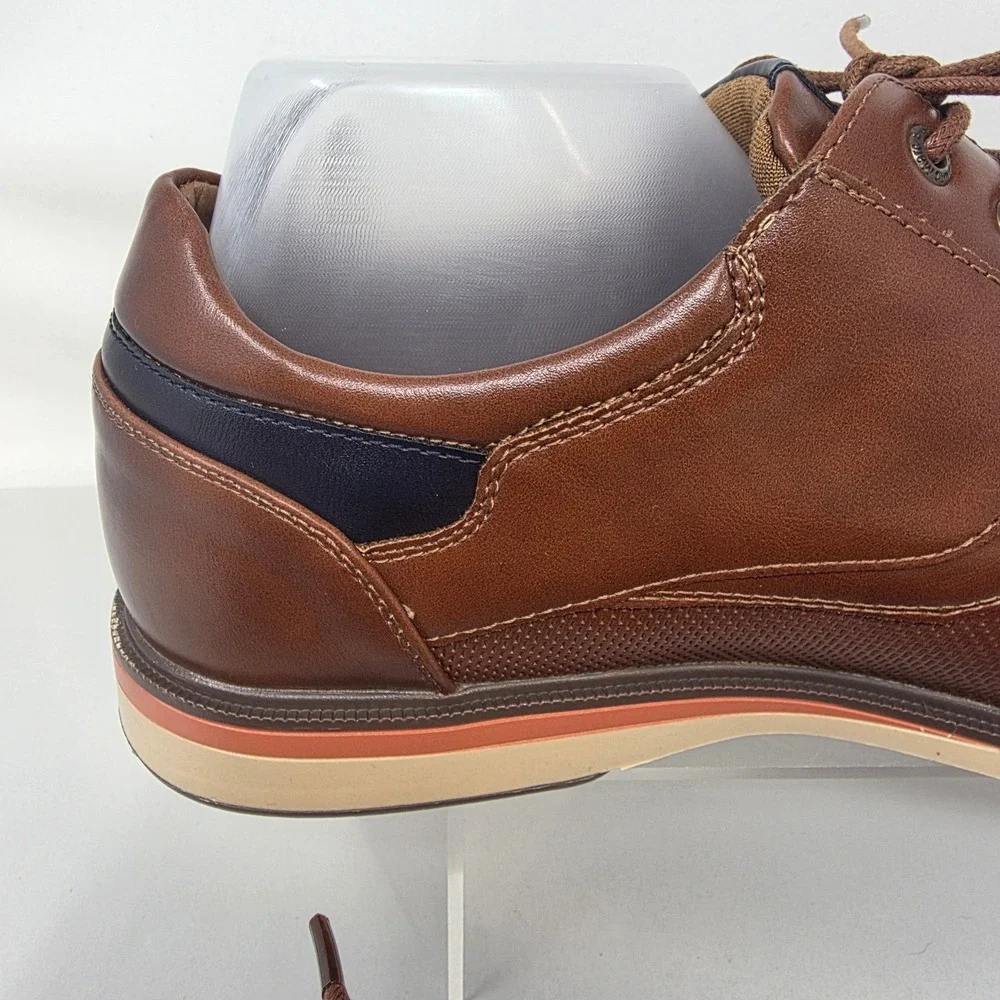 Bruno Marc Dress Shoes Mens Size 12 LG19008M Brown Casual Oxford Excellent